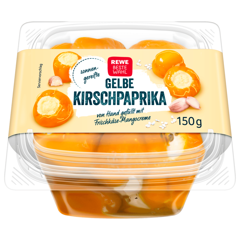 REWE Beste Wahl gelbe Kirschpaprika 150g